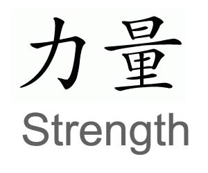 chinese-symbol-strength